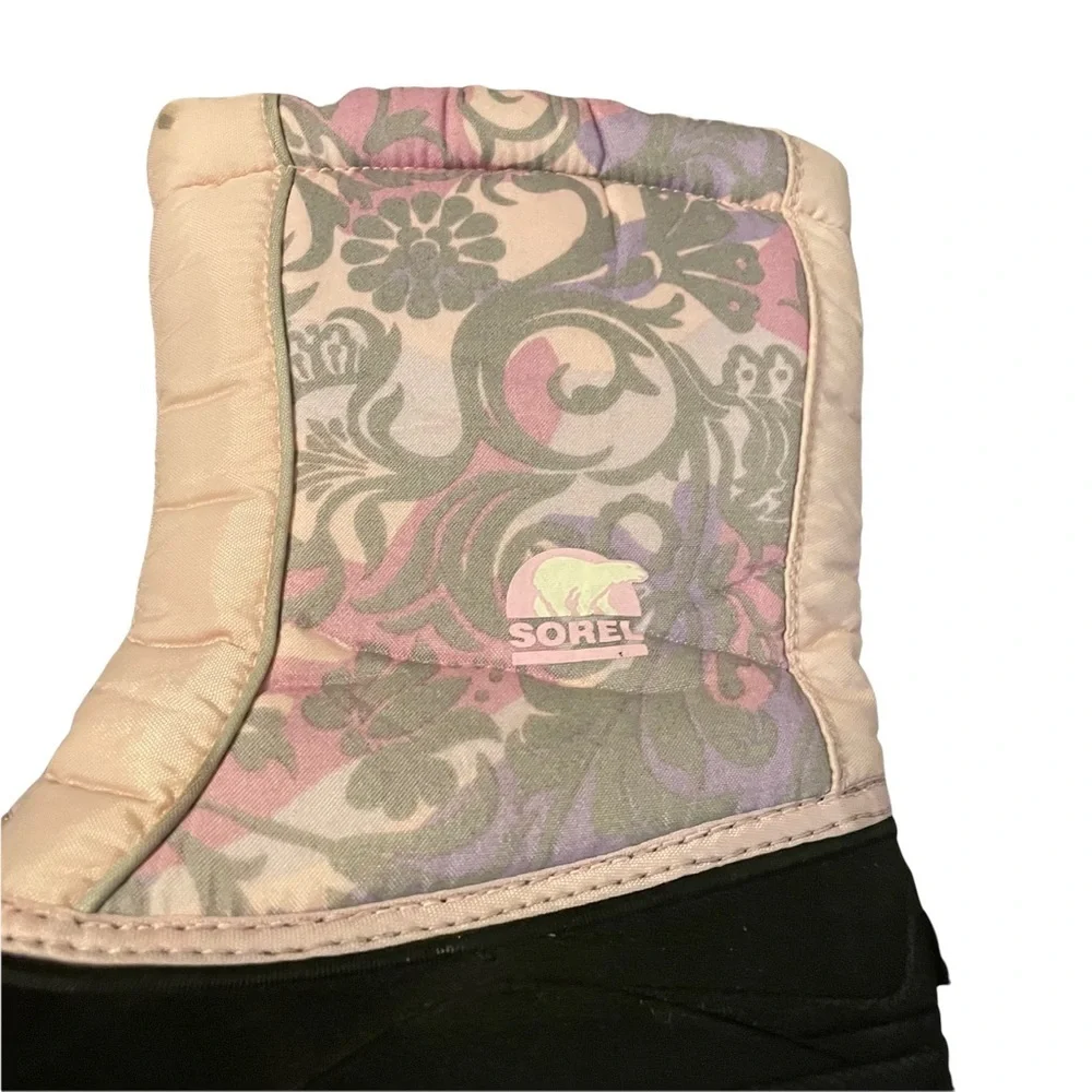 Sorel‎ Pink Snow Command Insulated Boots Youth Size 4